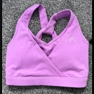 Women’s Lavender Cross-Back Sports Bra